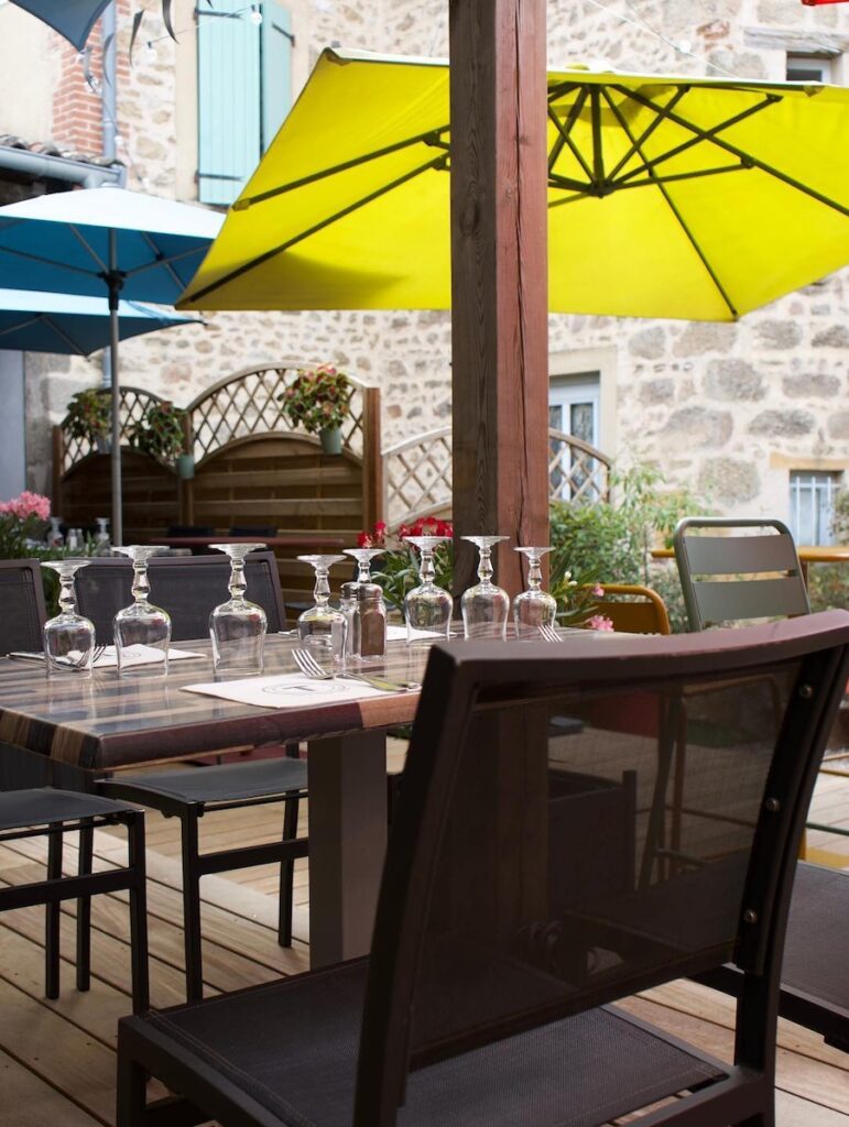 l'Auberge du Tabagnon - Terrasse cour